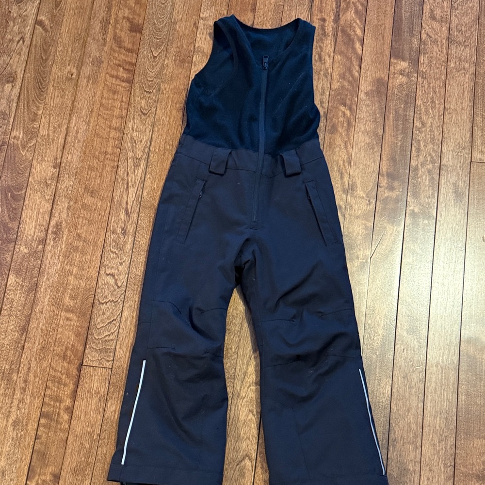 Black Ski Bib Overalls